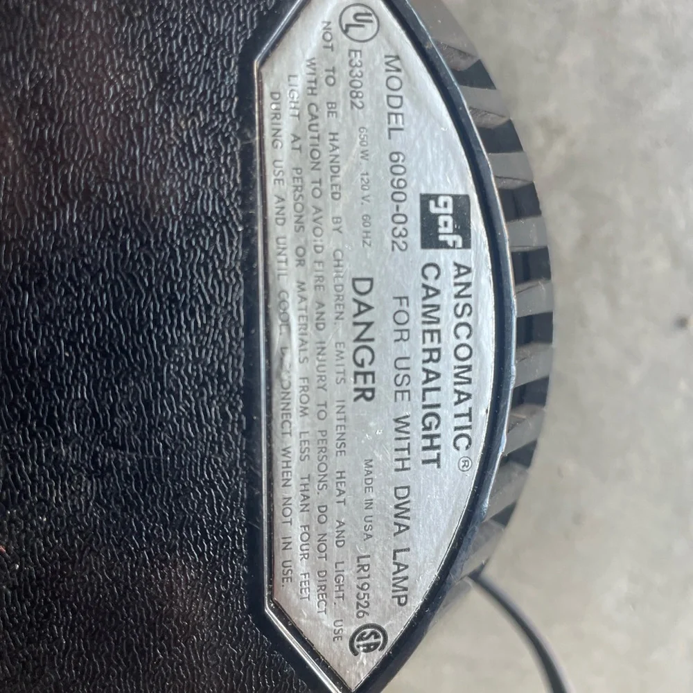 Vintage - GE camera Light - Model 6090-032 - Works